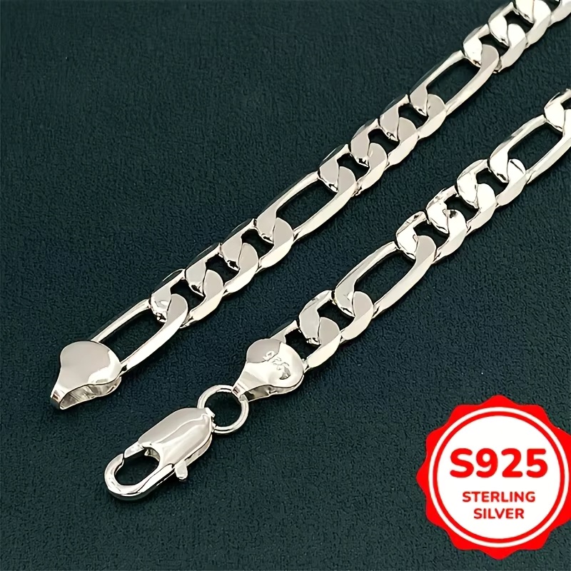 Lobster Clasp Silver - Toptan Erkek 925 Ayar Gümüş Kolye