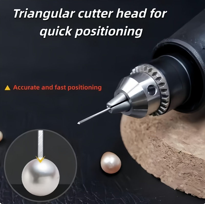Jewelry Making Torch - İnci Delme İğnesi, Çift Başlı Üçgen