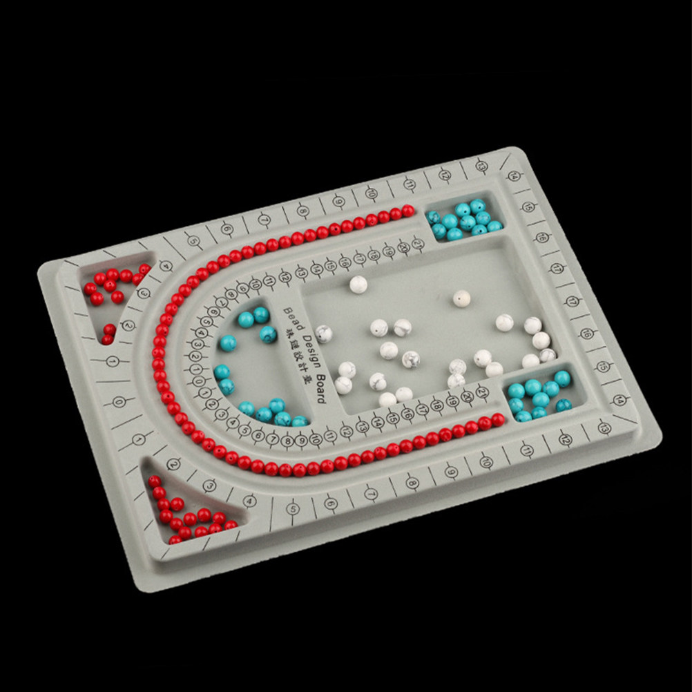Jewelry Making Board - 2 Adet Kolye Tasarım Panosu, Boncuk