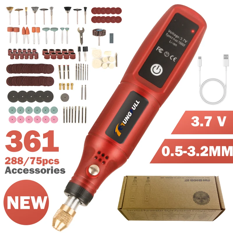 Jewelry Making Drill - USB Şarj Edilebilir Kablosuz Gravür Kalemi