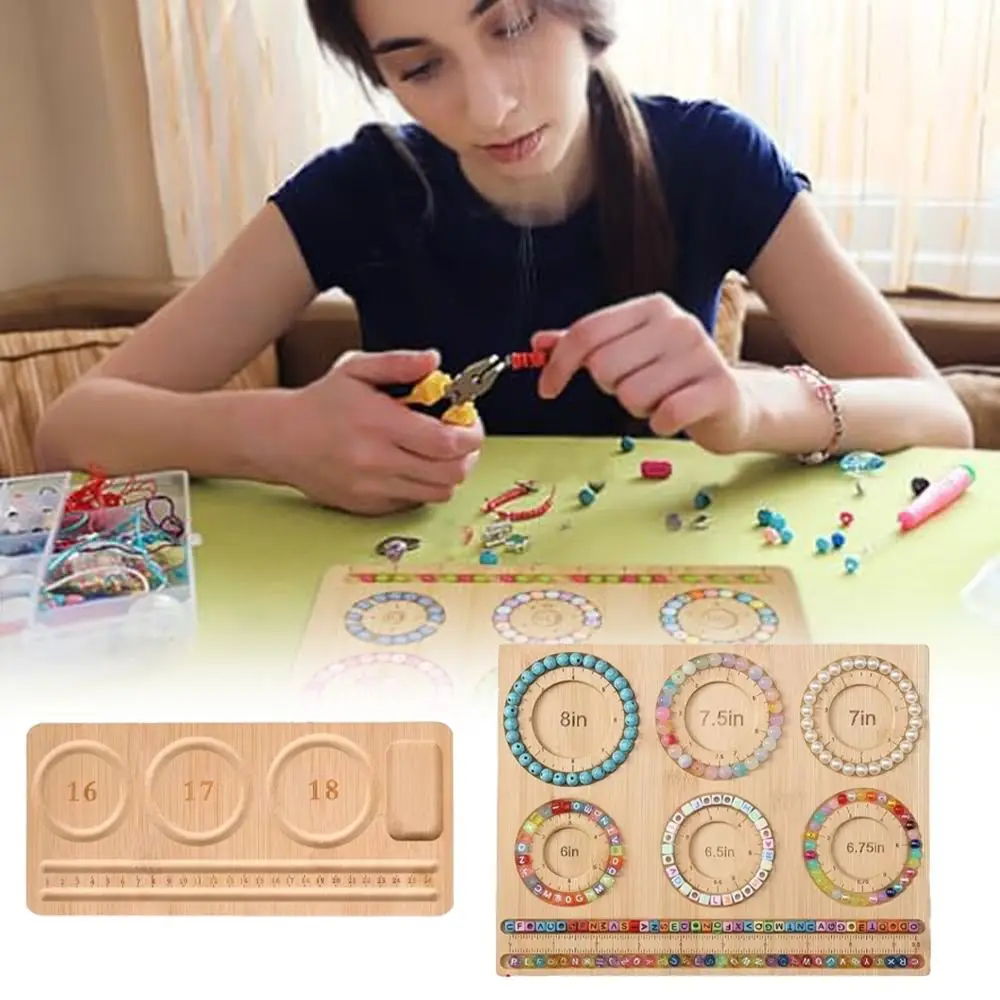 8 tipi ahşap akın boncuk tepsi - Jewelry Making Board incelemesi ve fiyatı