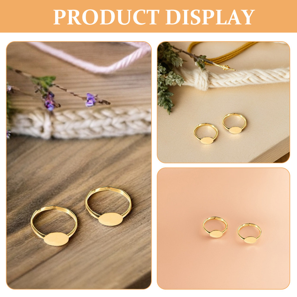 50 Adet Ayarlanabilir Yüzük Ap - Jewelry Making Gemstones incelemesi ve fiyatı