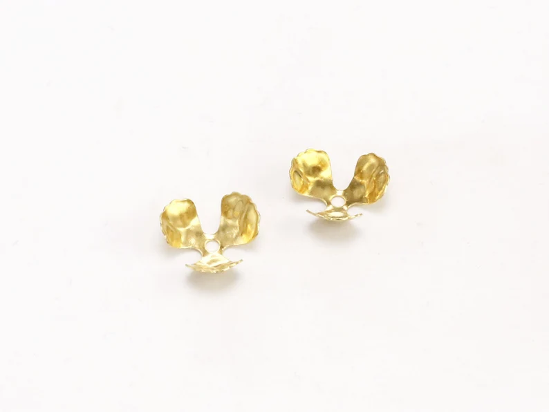 100 adet Pirinç Boncuk Uç Kapa - Jewelry Making Gemstones incelemesi ve fiyatı
