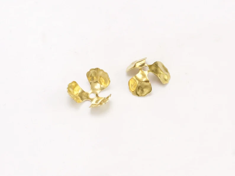 100 adet Pirinç Boncuk Uç Kapa - Jewelry Making Gemstones incelemesi ve fiyatı
