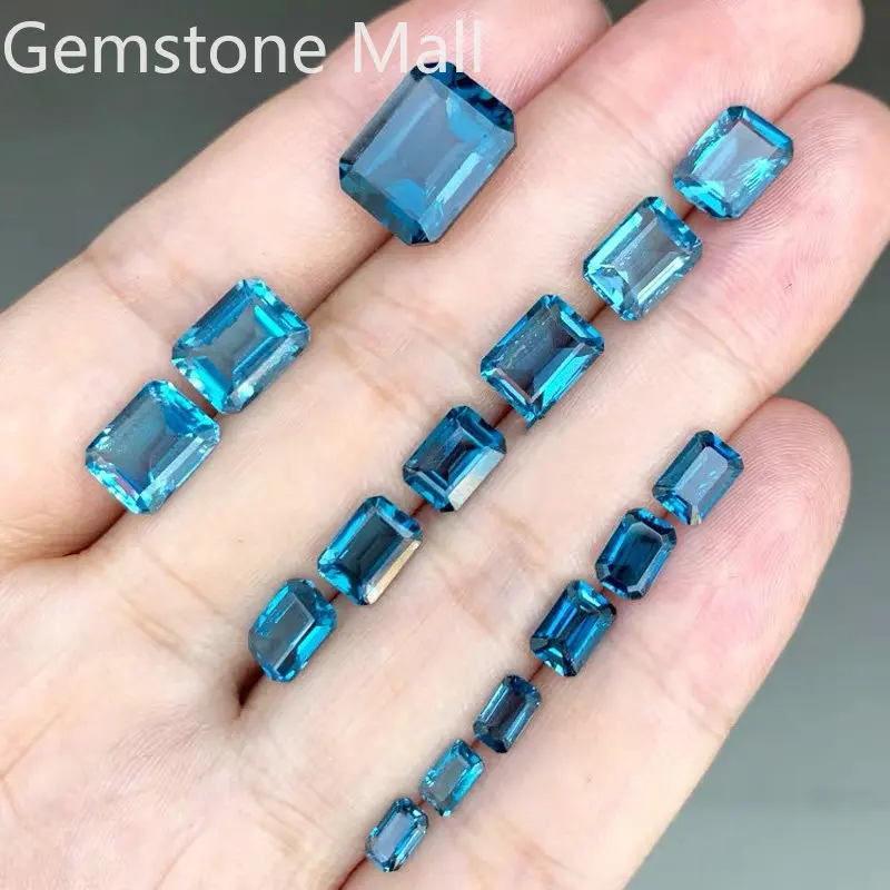 Zümrüt Kesim Doğal Topaz 4mm * - Jewelry Making London incelemesi ve fiyatı