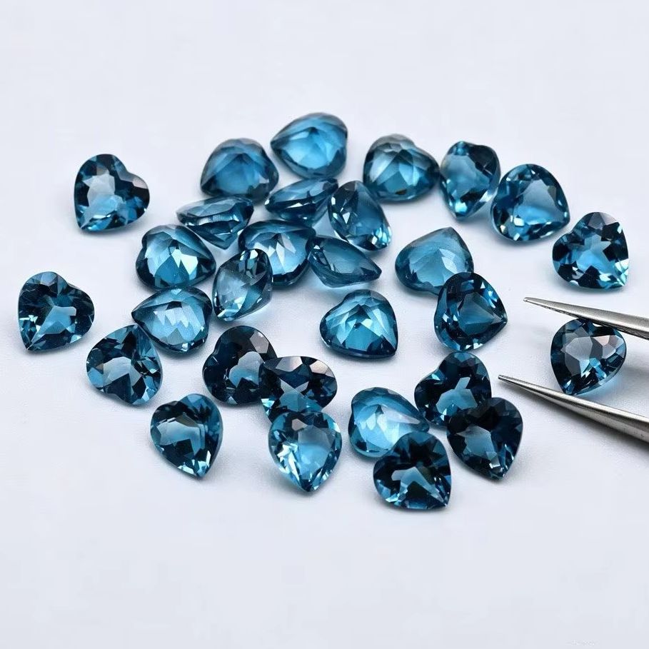 Doğal Kalp Kesim Londra Mavisi - Jewelry Making London incelemesi ve fiyatı