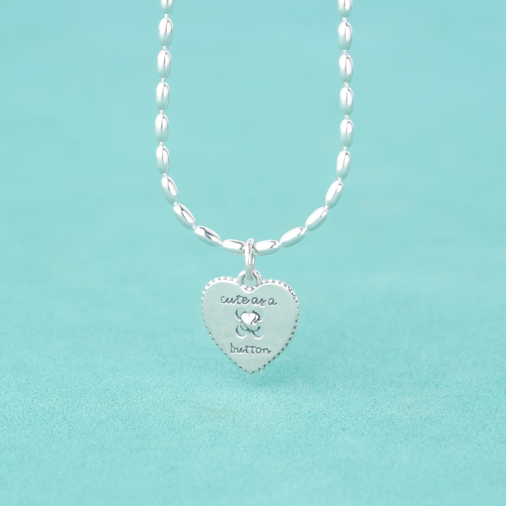 925 Ayar Gümüş Kalp Düğme Şekl - Jewelry Making In La incelemesi ve fiyatı
