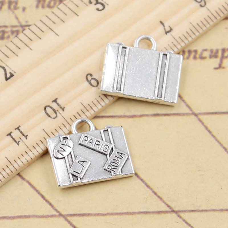 10 adet Charms seyahat çantala - Jewelry Making In La incelemesi ve fiyatı