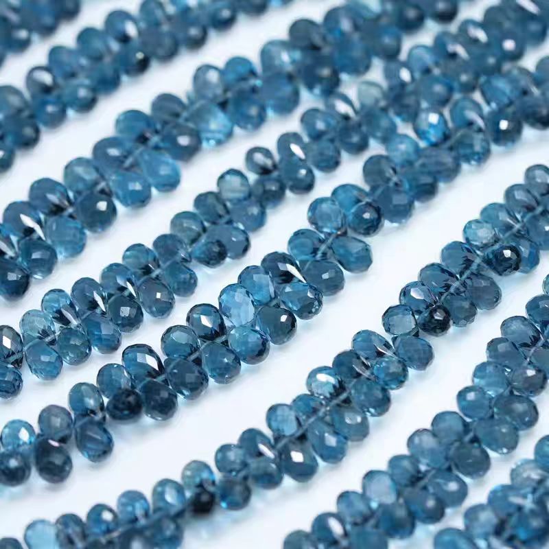 6A Londra mavisi topaz damla k - Jewelry Making London incelemesi ve fiyatı