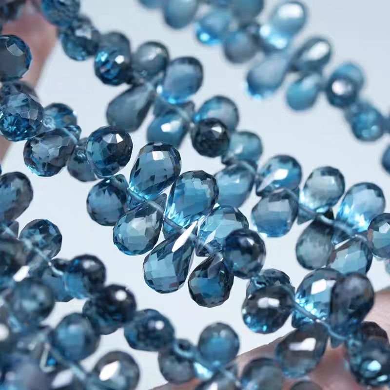 6A Londra mavisi topaz damla k - Jewelry Making London incelemesi ve fiyatı